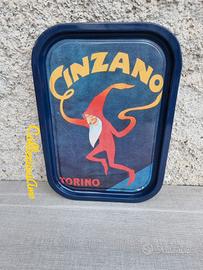 Vassoio latta folletto Cinzano folletto Vermouth 