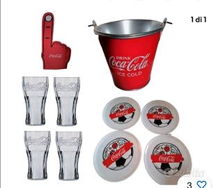 set coca cola kit del tifoso