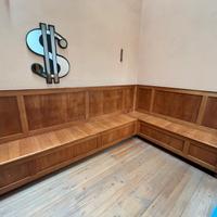 Cassa panca in ciliegio