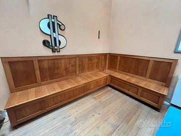 Cassa panca in ciliegio