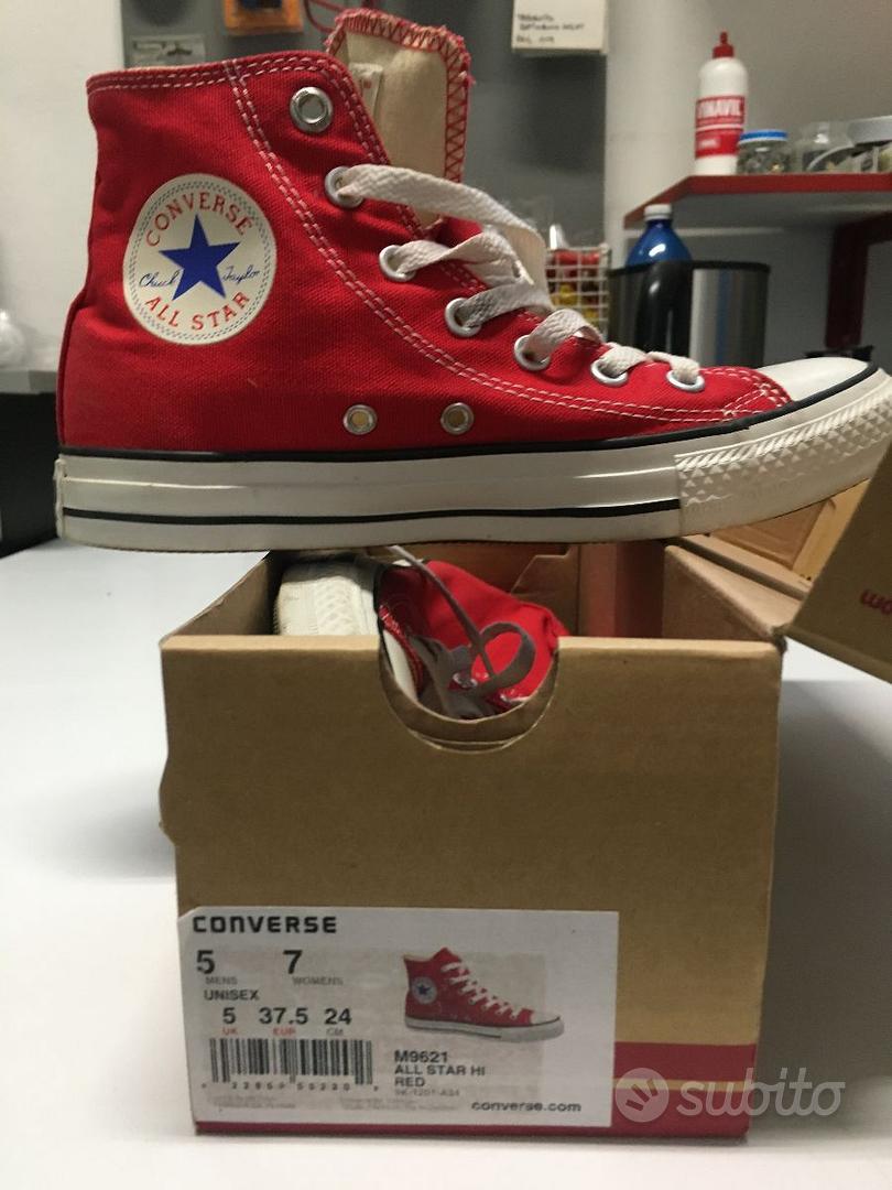 Converse hotsell rosse 37.5