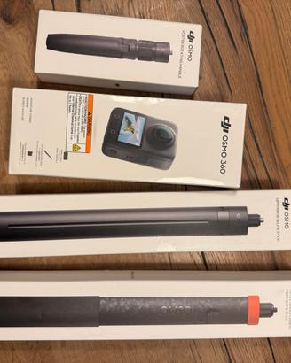 DJI Osmo360 AdventureCombo +3accessori originali