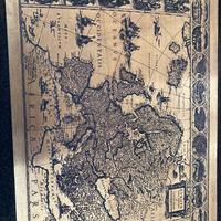 riproduzione della storica mappa EVROPA defcripta