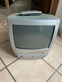 Tv Philips vintage con lettore cassetta vhs