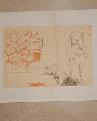Litografia Ugo Attardi