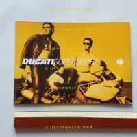 DUCATI SuperSport 900 750 1999 depliant TEDESCO FR