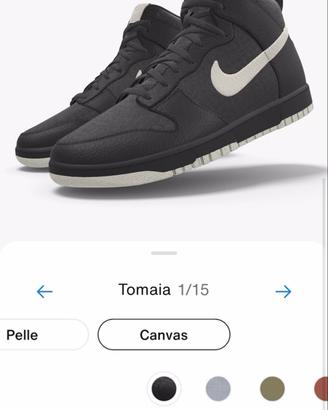 Nike dunk high 43 (uniche e praricamente nuove)
