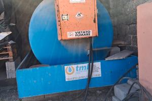 cisterna gasolio  con vasca 