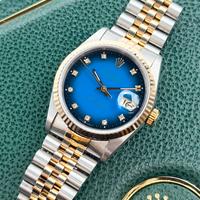 Rolex Datejust Blu Degrade, Full set, Si permute