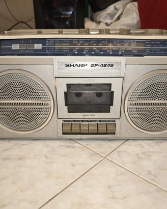 Sharp GF-4646 – Radioregistratore Vintage Boombox 