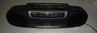 Stereo radio cassette aiwa cs w320ez  			