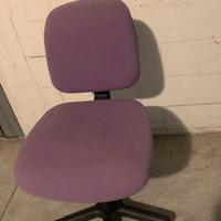 Sedia da scrivania con rotelle