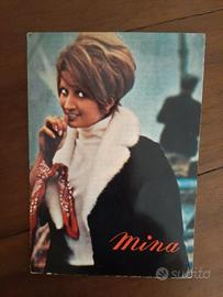 Cartolina MINA. Fotografia promozionale.Vg.9.12.70