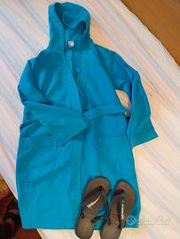 Infradito Havaianas 33-34 + accappatoio 8 anni