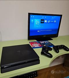 PlayStation 4 Slim 500GB,  Revisionata e Pulita 