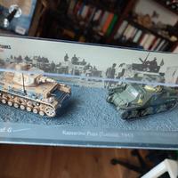 Diorama Panzer IV Ausf G + M3 Lee Tunisia 1:72