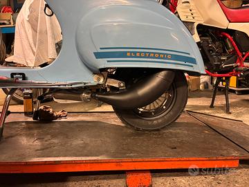 Marmitta espansione vespa 50 special sottopedana