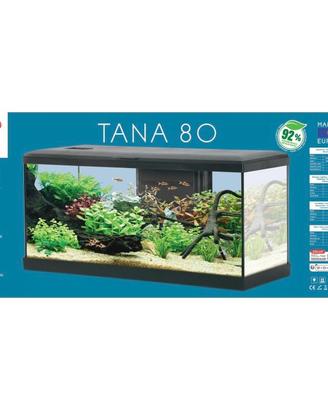 Zolux Acquario Tana 80 Nero Completo