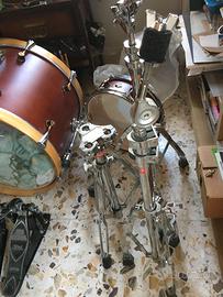 Batteria Tamburo X Drum completa con aste e piatti