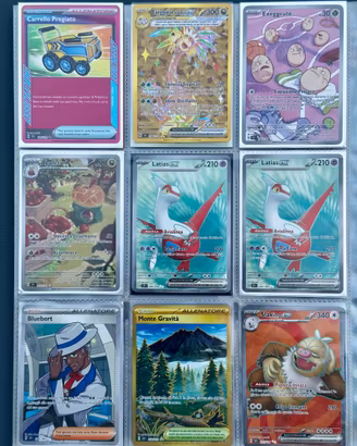 Album 91 carte Pokemon tutte NearMint-PackFresh