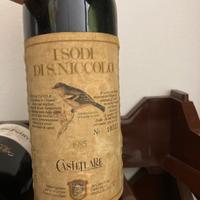 Pregiato vino Sodi san Nicolò 1985