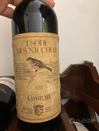 Pregiato vino Sodi san Nicolò 1985