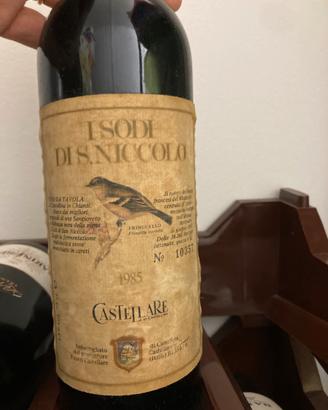 Pregiato vino Sodi san Nicolò 1985