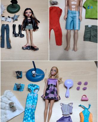barbie,Ken, bratz