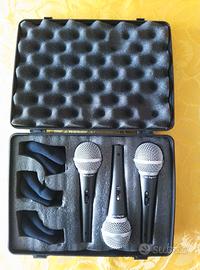 Set 3 microfoni cardioidi per voce