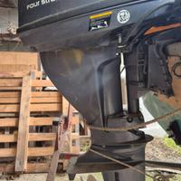 Barca a motore con carrello