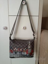 borsa a tracolla donna YNOT colore grigio 