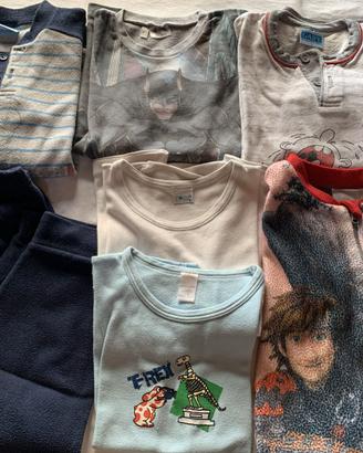 Set 6 pezzi - pigiami e intimo - 5/6, 6, 6-8 anni