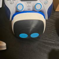 Grip analogici bianco (semitrasparente) azzurro