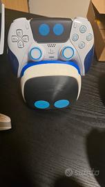 Grip analogici bianco (semitrasparente) azzurro