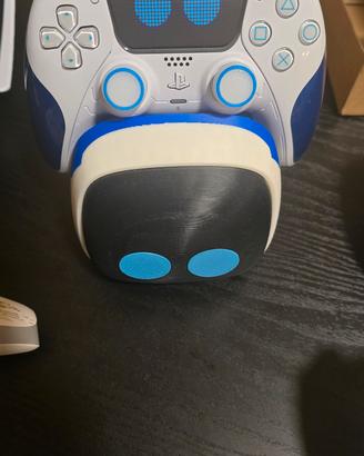 Grip analogici bianco (semitrasparente) azzurro