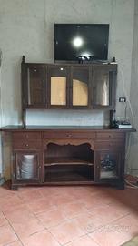 CREDENZA in noce stile spagnolo