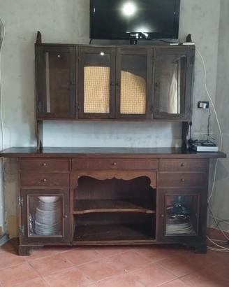 CREDENZA in noce stile spagnolo