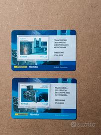 Tessere filateliche Europa 2009 Astronomia 