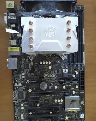 ASROCK Z68 + CPU + RAM + dissipatore