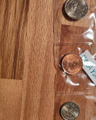 Lotto 3 monete Malaysia 1993-94-95