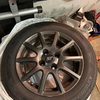 Cerchi in lega e gomme estive nuove 185/65/r15 88T