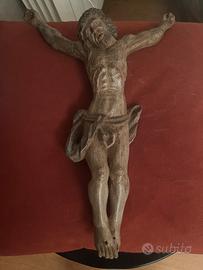 CROCIFISSO IN LEGNO 1600