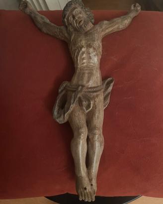 CROCIFISSO IN LEGNO 1600