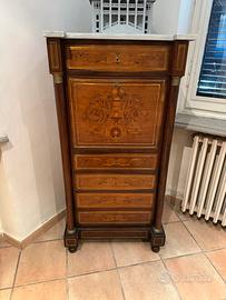Mobile secretaire antico, con ribalta