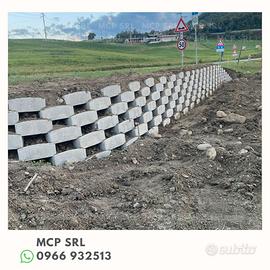 BLOCCHI PER CONTENIMENTO SCARPATE MCP SRL