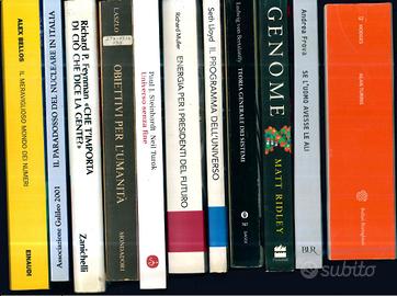 Maxi Lotto 11 Libri Scienza e Cosmo (Feynman)