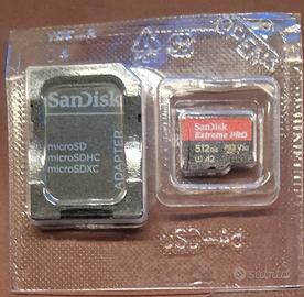 MicroSD 512GB Sandisk Extreme pro