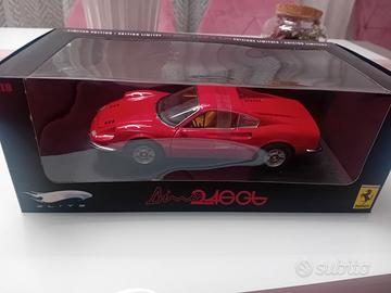Ferrari Dino 246 gt hot wheels élite 1:18