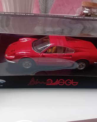 Ferrari Dino 246 gt hot wheels élite 1:18
