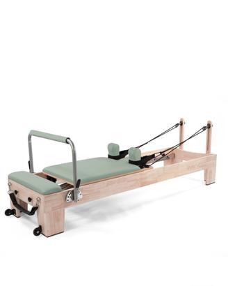 Reformer Pilates in legno di quercia naturale